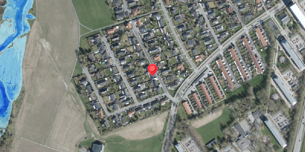 Oversvømmelsesrisiko fra vandløb på Bøgevej 16, . , 4100 Ringsted