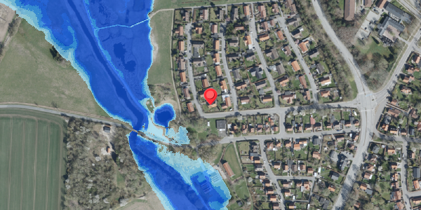 Oversvømmelsesrisiko fra vandløb på Dalmosevej 2, . , 4100 Ringsted