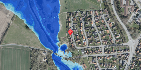 Oversvømmelsesrisiko fra vandløb på Dalmosevej 5, . , 4100 Ringsted
