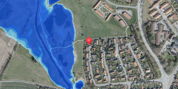 Oversvømmelsesrisiko fra vandløb på Dalmosevej 13, . , 4100 Ringsted