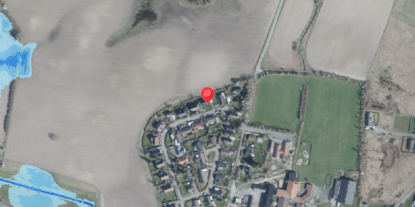 Oversvømmelsesrisiko fra vandløb på Degnebakken 21, 4100 Ringsted