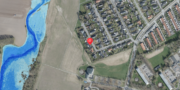 Oversvømmelsesrisiko fra vandløb på Elmevej 8, . , 4100 Ringsted