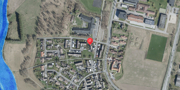 Oversvømmelsesrisiko fra vandløb på Eriksvej 25, . , 4100 Ringsted