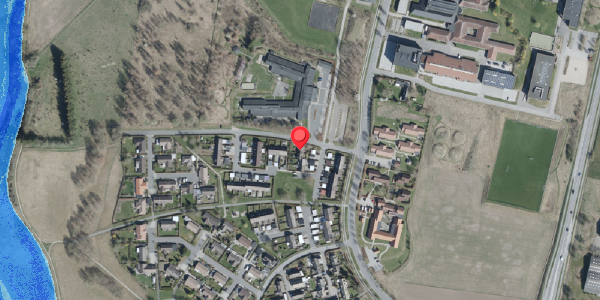 Oversvømmelsesrisiko fra vandløb på Eriksvej 27, . , 4100 Ringsted