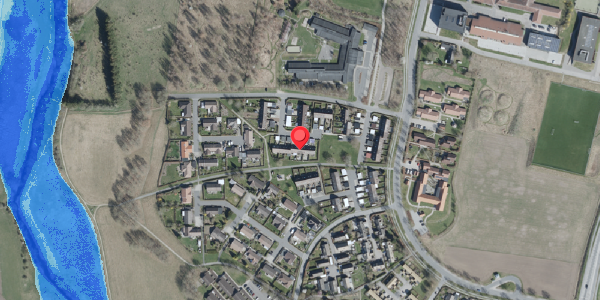 Oversvømmelsesrisiko fra vandløb på Eriksvej 47, . , 4100 Ringsted