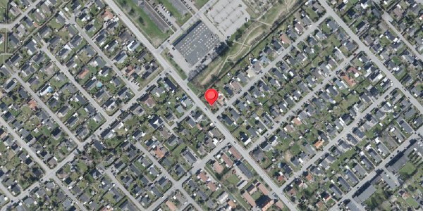 Oversvømmelsesrisiko fra vandløb på Fredensvej 18, 4100 Ringsted