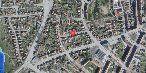 Oversvømmelsesrisiko fra vandløb på Graversensvej 9, 4100 Ringsted