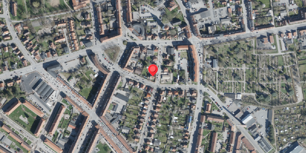 Oversvømmelsesrisiko fra vandløb på Harhoffs Alle 10, . , 4100 Ringsted
