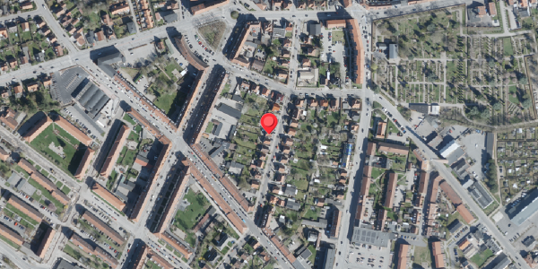 Oversvømmelsesrisiko fra vandløb på Harhoffs Alle 16, . , 4100 Ringsted
