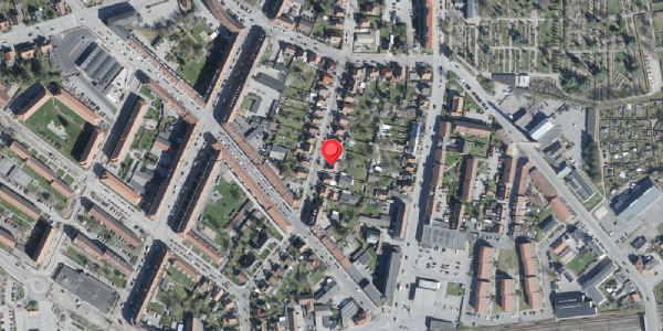 Oversvømmelsesrisiko fra vandløb på Harhoffs Alle 25, 4100 Ringsted