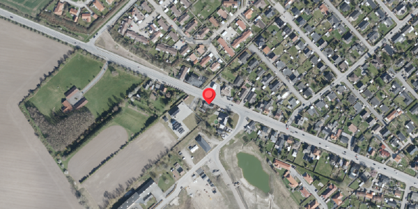 Oversvømmelsesrisiko fra vandløb på Holbækvej 77, 4100 Ringsted