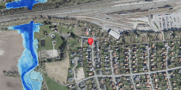 Oversvømmelsesrisiko fra vandløb på Hybenvej 4, . , 4100 Ringsted