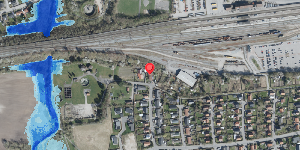 Oversvømmelsesrisiko fra vandløb på Hybenvej 5A, . , 4100 Ringsted