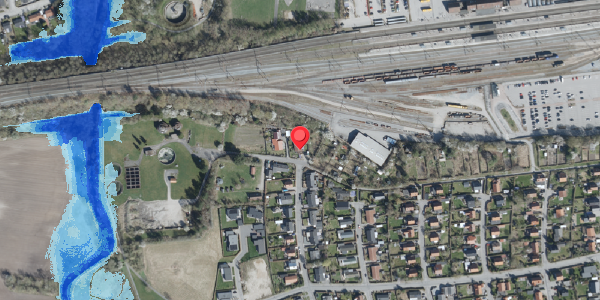 Oversvømmelsesrisiko fra vandløb på Hybenvej 5B, . , 4100 Ringsted