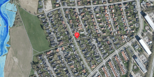 Oversvømmelsesrisiko fra vandløb på Hybenvej 29B, . , 4100 Ringsted