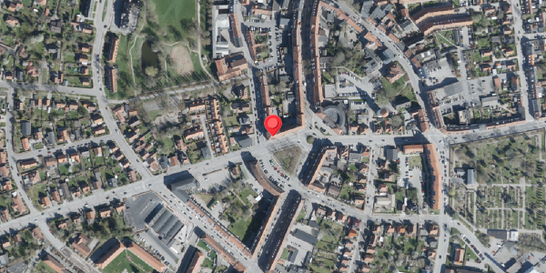 Oversvømmelsesrisiko fra vandløb på Jyllandsgade 4, st. th, 4100 Ringsted