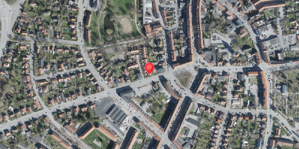 Oversvømmelsesrisiko fra vandløb på Jyllandsgade 8A, 4100 Ringsted