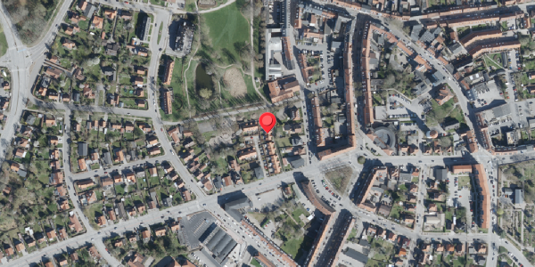 Oversvømmelsesrisiko fra vandløb på Jyllandsgade 8G, 4100 Ringsted