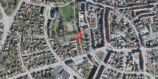 Oversvømmelsesrisiko fra vandløb på Jyllandsgade 8K, 4100 Ringsted