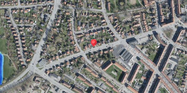 Oversvømmelsesrisiko fra vandløb på Jyllandsgade 32, 4100 Ringsted