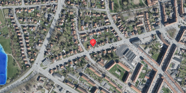Oversvømmelsesrisiko fra vandløb på Jyllandsgade 34, 4100 Ringsted