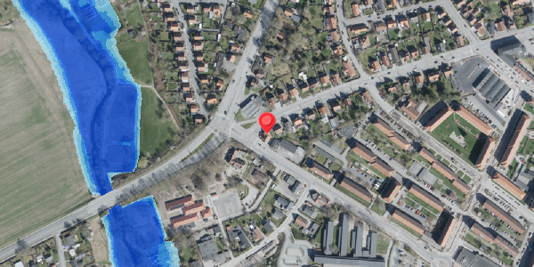 Oversvømmelsesrisiko fra vandløb på Jyllandsgade 41, 4100 Ringsted