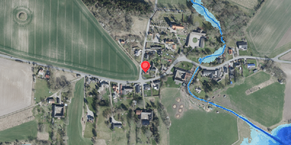 Oversvømmelsesrisiko fra vandløb på Kastrupvej 2, 4100 Ringsted
