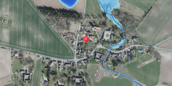 Oversvømmelsesrisiko fra vandløb på Kastrupvej 6, 4100 Ringsted