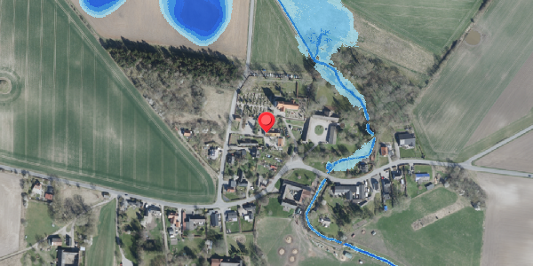 Oversvømmelsesrisiko fra vandløb på Kastrupvej 12, 4100 Ringsted