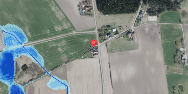 Oversvømmelsesrisiko fra vandløb på Kastrupvej 33, 4100 Ringsted