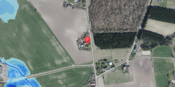 Oversvømmelsesrisiko fra vandløb på Kastrupvej 43, 4100 Ringsted