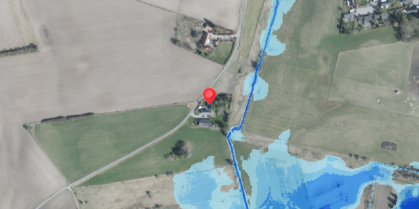 Oversvømmelsesrisiko fra vandløb på Kildevej 16, 4100 Ringsted