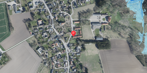 Oversvømmelsesrisiko fra vandløb på Kirkevej 6A, . , 4100 Ringsted
