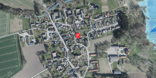 Oversvømmelsesrisiko fra vandløb på Kirkevej 38, 4100 Ringsted