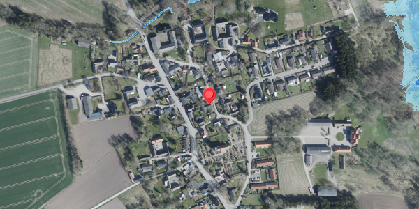Oversvømmelsesrisiko fra vandløb på Kirkevej 43, 4100 Ringsted