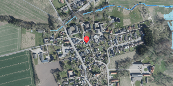 Oversvømmelsesrisiko fra vandløb på Kirkevej 47, . , 4100 Ringsted