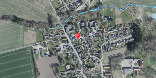 Oversvømmelsesrisiko fra vandløb på Kirkevej 49, 4100 Ringsted