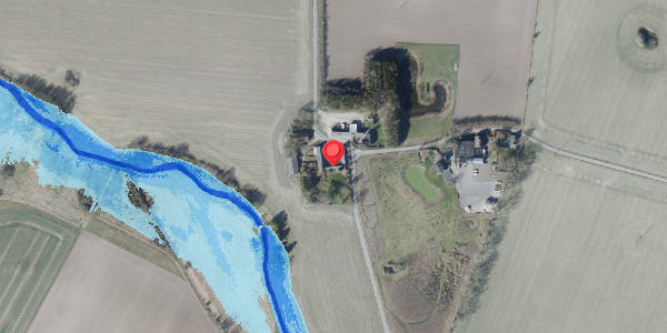 Oversvømmelsesrisiko fra vandløb på Lillevang 38, . , 4690 Haslev
