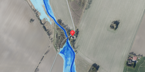Oversvømmelsesrisiko fra vandløb på Lillevang 41, . , 4690 Haslev