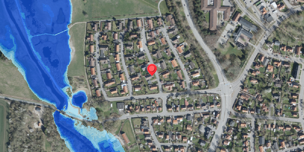 Oversvømmelsesrisiko fra vandløb på Maglemosevej 3, . , 4100 Ringsted