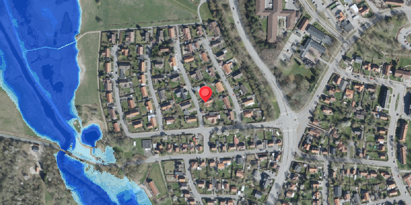 Oversvømmelsesrisiko fra vandløb på Maglemosevej 4, . , 4100 Ringsted