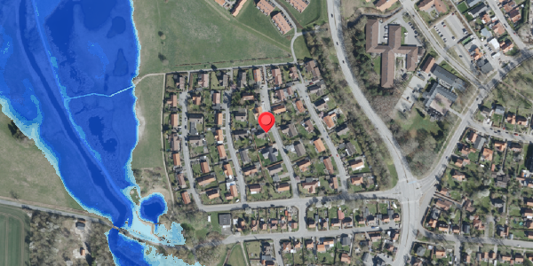Oversvømmelsesrisiko fra vandløb på Maglemosevej 7, . , 4100 Ringsted