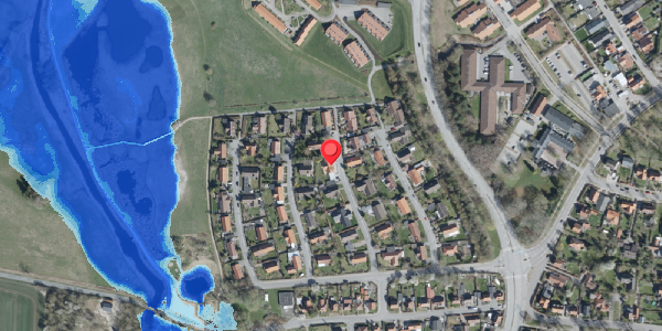 Oversvømmelsesrisiko fra vandløb på Maglemosevej 9, . , 4100 Ringsted