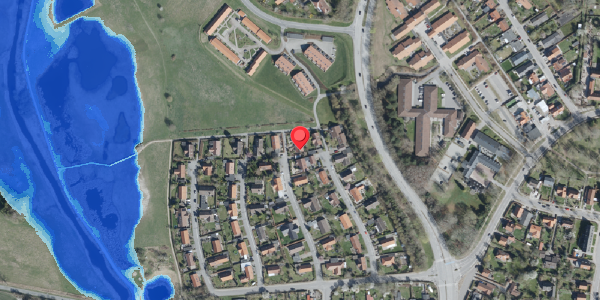 Oversvømmelsesrisiko fra vandløb på Maglemosevej 14, . , 4100 Ringsted
