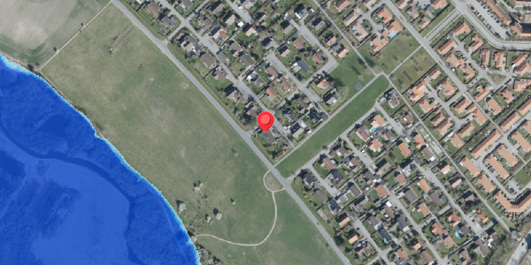 Oversvømmelsesrisiko fra vandløb på Munkebjergvej 2, . , 4100 Ringsted
