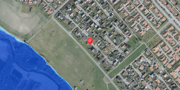 Oversvømmelsesrisiko fra vandløb på Munkebjergvej 5, . , 4100 Ringsted