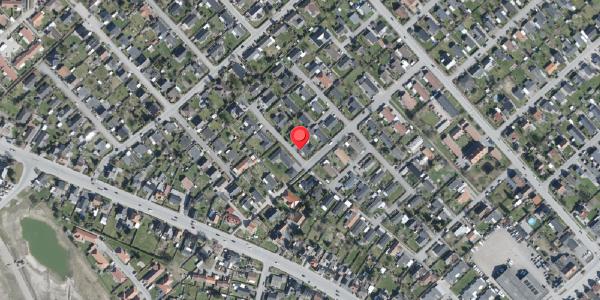 Oversvømmelsesrisiko fra vandløb på Pilevangen 36, 4100 Ringsted