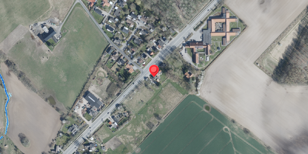 Oversvømmelsesrisiko fra vandløb på Roskildevej 490, . , 4100 Ringsted