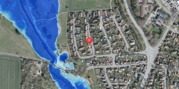 Oversvømmelsesrisiko fra vandløb på Ryttermosevej 3, . , 4100 Ringsted