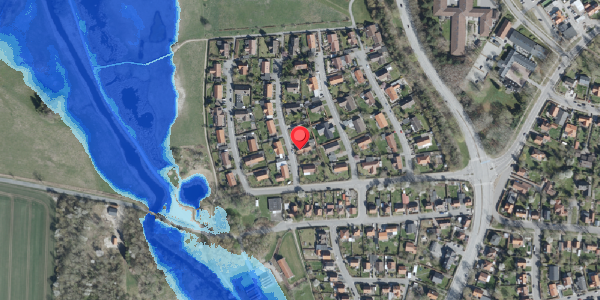 Oversvømmelsesrisiko fra vandløb på Ryttermosevej 4, 4100 Ringsted
